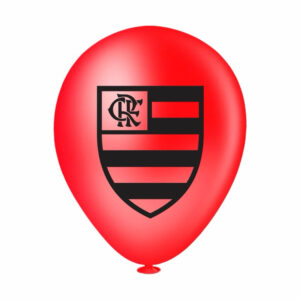 Balão Bexiga Time Futebol Flamengo Redondo 8 Polegadas – Decoração Aniversário Flamengo