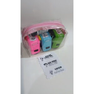 KIT CARIMBO PROFESSOR – PODEROSAS – PERSONALIZE COM SEU NOME – ACOMPANHA TINTA E ESTOJO