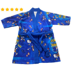 Roupão Infantil Personagem Desenho Felpa Praia Piscina Estampada