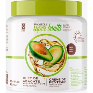 CREME DE PENTEAR PROBELLE SUPER BONITA 900G – SUPER ATIVOS – COM FILTRO SOLAR – ESCOLHA O SEU