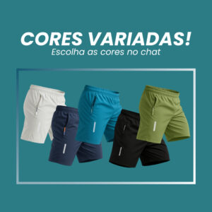 Bermuda Academia Esportiva Tactel Leve Short Masculino Praia Lycra Verão Short De Corrida Masculino