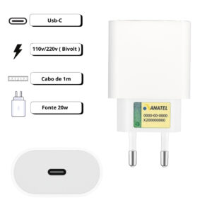 Carregador Turbo Para iPhone 7 8 X Xr 11 12 13 14 Pro Max