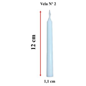 Kit 150 100 50 20 10 Velas Palito Branca Parafina Pura Queima Prolongada