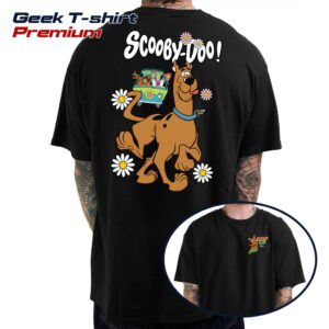 Camiseta Geek Premium Scooby-Doo Estampa Cartoon Streetwear 100% Algodão Manga Curta Unissex