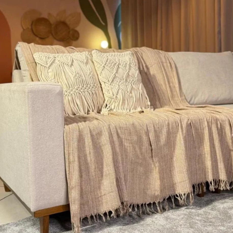 Manta para Sofá 3,00M x 1,80M SKing Grande Grossa Decoração Sala Protetora Decorativa Colcha Coberta