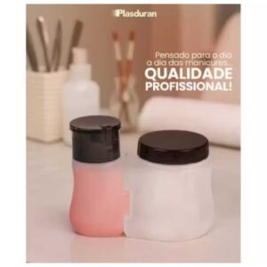 Kit Manicure Porta Algodão e Dosador de Acetona