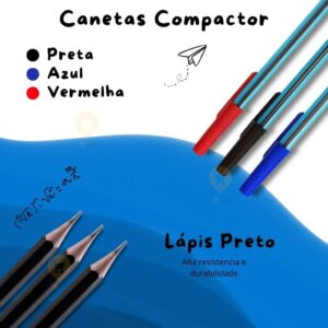 Kit 15 Itens Material Escolar Completo Volta Ás Aulas Universitário Ensino Médio