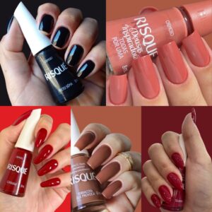Kit 50 Esmaltes Impala e Risque Esmalte Atacado Sortido Promoção Escolha a Quantidade