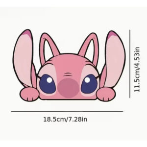 Adesivo Desenho Animado Monstro Escondido St1tch Ang3l Para Carro e Moto AD1188 SD4FR88AE156V