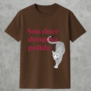 Camiseta Básica Feminina Alcione Doce Dengosa Polida Blusa MPB 100% Algodão Tendência