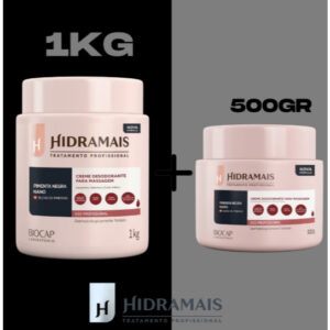 Creme de Massagem Hidramais com Pimenta Negra para Aquecimento Localizado