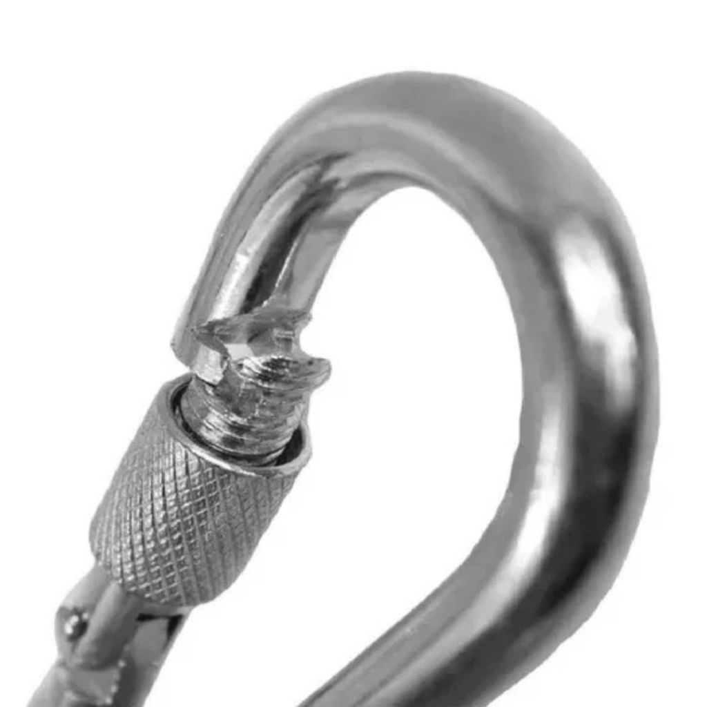 6 Metros Cabo De Aço Revestido Cristal Amarração Para Cães Ou Guia Passeio