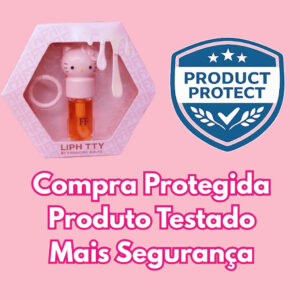 Gloss Labial Hello Kitty Hidratante com Brilho | Fofo & Charmoso