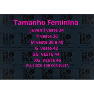 Pé na Roça Cia Country Body UV com proteção solar 50+ cavalgada, esportes, sol diversas cores PNR708