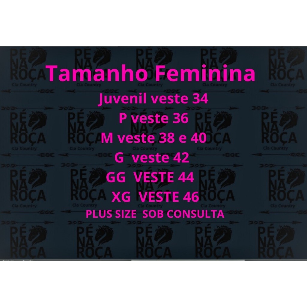 Pé na Roça Cia Country Body UV com proteção solar 50+ cavalgada, esportes, sol diversas cores PNR708