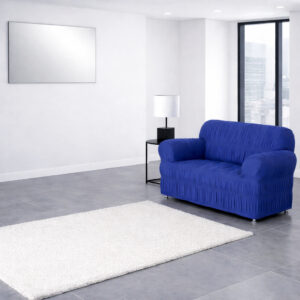 Kit Capa De Sofá Avulsa 2 Lugares Com 25 Elásticos em Malha Gel