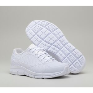 Tênis Feminino Impermeável Branco para Limpeza e Saúde