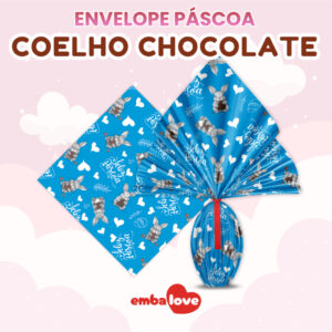 25 Saco Express Ovos de Páscoa 30x30cm 150-250g Envelope Páscoa