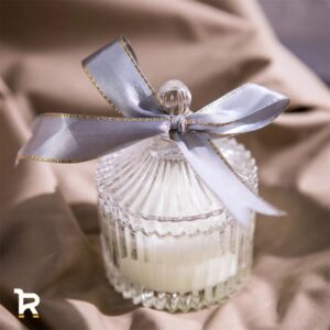 Kit 50 Mini Bomboniere Potiche Vidro Lembrancinha com Tampa 9cm Casamento Batizado Festa Chá de Bebê