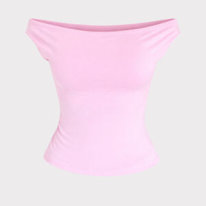 Blusa Suplex Poliamida Feminina Ombro a Ombro Básica