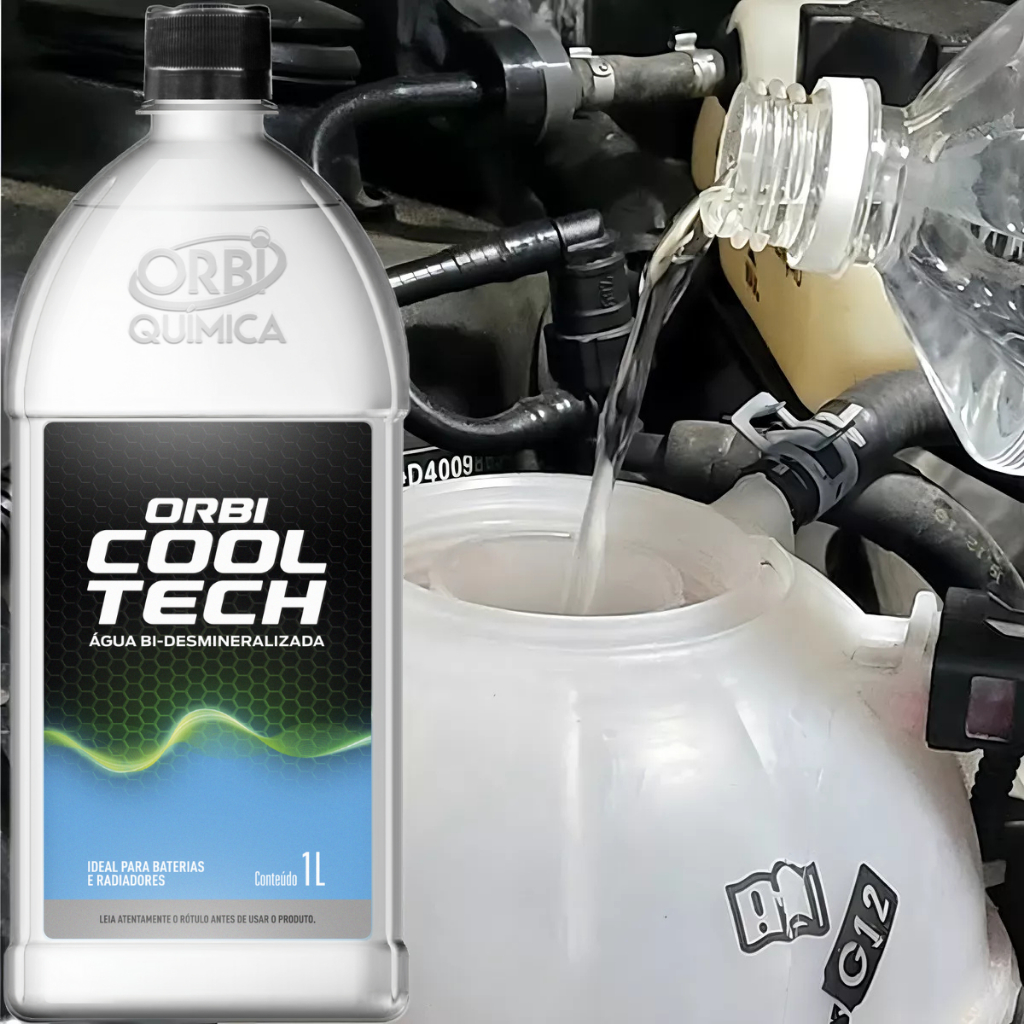 Kit 04 Água Bi Desmineralizada Radiador E Bateria Orbi 12873