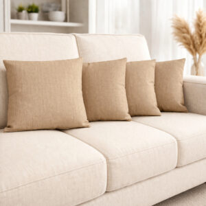 Kit 4 Capas de Almofada Gorgurinho 45x45cm Estampadas Modernas Floral Com Zíper