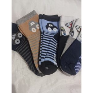 Kit 12 meias infantil Feminina / Masculina de algodão