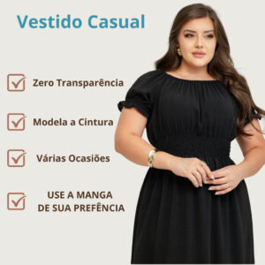 Kit 2 Vestidos Longo Plus Size Moda Evangélica Igreja Gestante Grávida Chá Revelacao Luxo Ciganinha