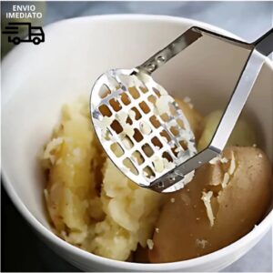 Amassador de Batata Aço Inox 17 cm Premium Alta Qualidade e Durabilidade