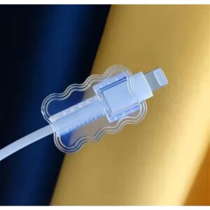 4 Protetor de Cabo USB Transparente – Anti Quebra e Anti Dobra para Carregador
