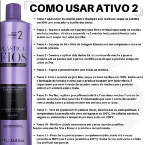 PASSO 2 CADIVEU PLÁSTICA DOS FIOS SELAGEM TÉRMICA 1 LITRO – PROMOÇÃO