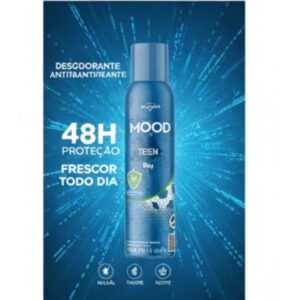 DESODORANTE MASCULINO MOOD SEM ALCOOL E SEM ALUMINIO 150ML