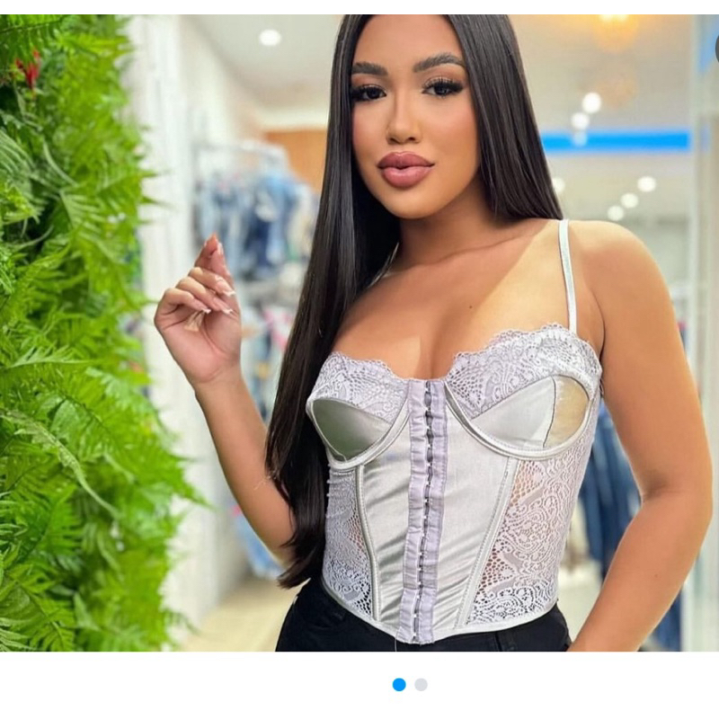 Corselet plus ,corset plus ,Croped corset plus size ,Corser sem bojo