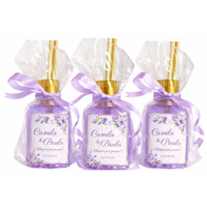 40 Lembranças Personalizadas Mini Aromatizador 42 ml. Difusor Casamento Chá de bebê Nascimento Cha de fraldas