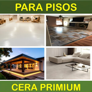 Para Piso Cera Acrílica Antiderrapante Brilho Máximo 1L