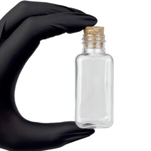 80 – Mini Frascos Plásticos 40ml Com Tampas De Rolha