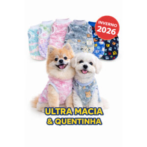 Roupa Pet Inverno Soft Super Quentinha e Macia PP ao GG (Frete Gratis)