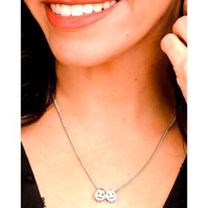 Pingente menino menina aço inox cirúrgico filho filha filhos meninos meninas pingentes passante