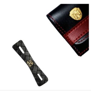 Prendedor de partitura luxo violino dourado 2 unidades