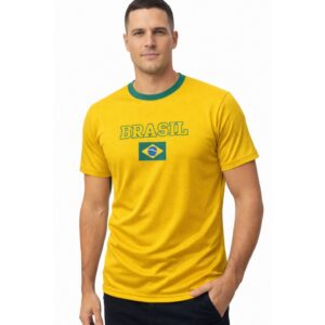 Camiseta da Copa Dry Fit Patriota Acorda Brasil 22 Personalize | Inspirada na Seleção Brasileira |Torcedor |P ao G