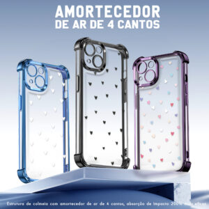 Capinha Capa Anti Impacto Transparente Luxo Para Xiaomi Redmi Note 14 Pro 5G Case De Celular SJ 0476