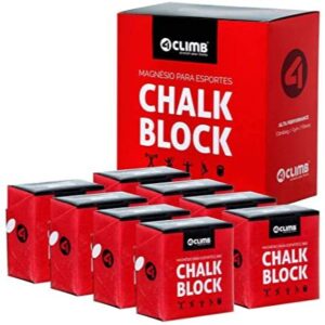 Magnésio em Bloco  Carbonato De Magnésio Chalk Block 56g Crossfit Calistenia