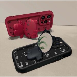 Para Realme 11 12 13 14 15 Pro Plus 11X 12X 5G Nota 50 C55 C51 C61 C63 C35 C53 C67 C75 Kitty Espelho Caso De Telefone Ma