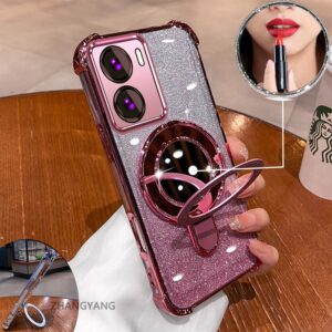 Capa Para POCO X7 Pro Estética flash Galvanoplastia De Telefone Novo design Suporte Com Efeito De Espelho silicone TPU C