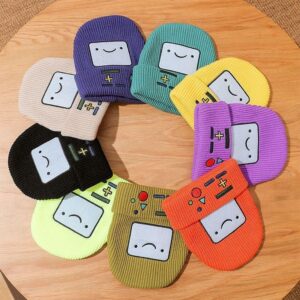 Gorro De Malha NEOLDEN , Boné Frio Bordado De Desenho Animado , Jogo | Caveira Tricotado Com Padrão Unissex