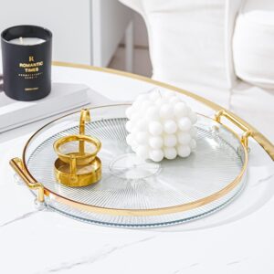 Bandeja Redonda Amphora De material Acrílico Uma Placa Para Múltiplos Propósitos Armazenamento De Copos De Água Chá Frut