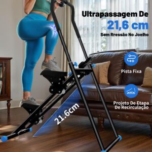 HEROI 150kg carregador de carga pedal-25 dB em funcionamento silencioso, 3 velocidades de inclinação