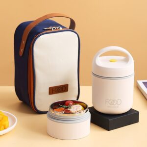 haosin Copo Térmico De Aço Inoxidável 304 , Portátil , Selado , Durável Para Almoços