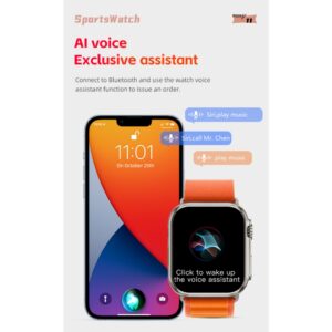 2026 Modelo T800 Ultra 3MAX Última Série smartwatch IW016 Suporta Carregamento Sem Fio , Contagem De Passos , Monitorame