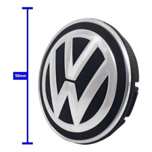 Calota Meio Centro De Roda Gol G6 / G5 56mm Emblema Vw